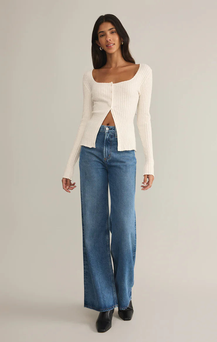 Z Supply Emelie Button Up Sweater