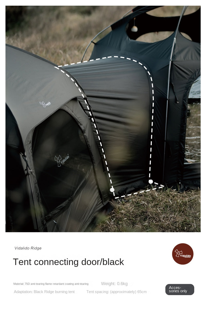 Vidalido RIDGE Series Modular Dome Tent Multiple Setup Geodesic Tent Large Space For Group Family Splicing Hexagonal Self-Supporting Waterproof Canopy
