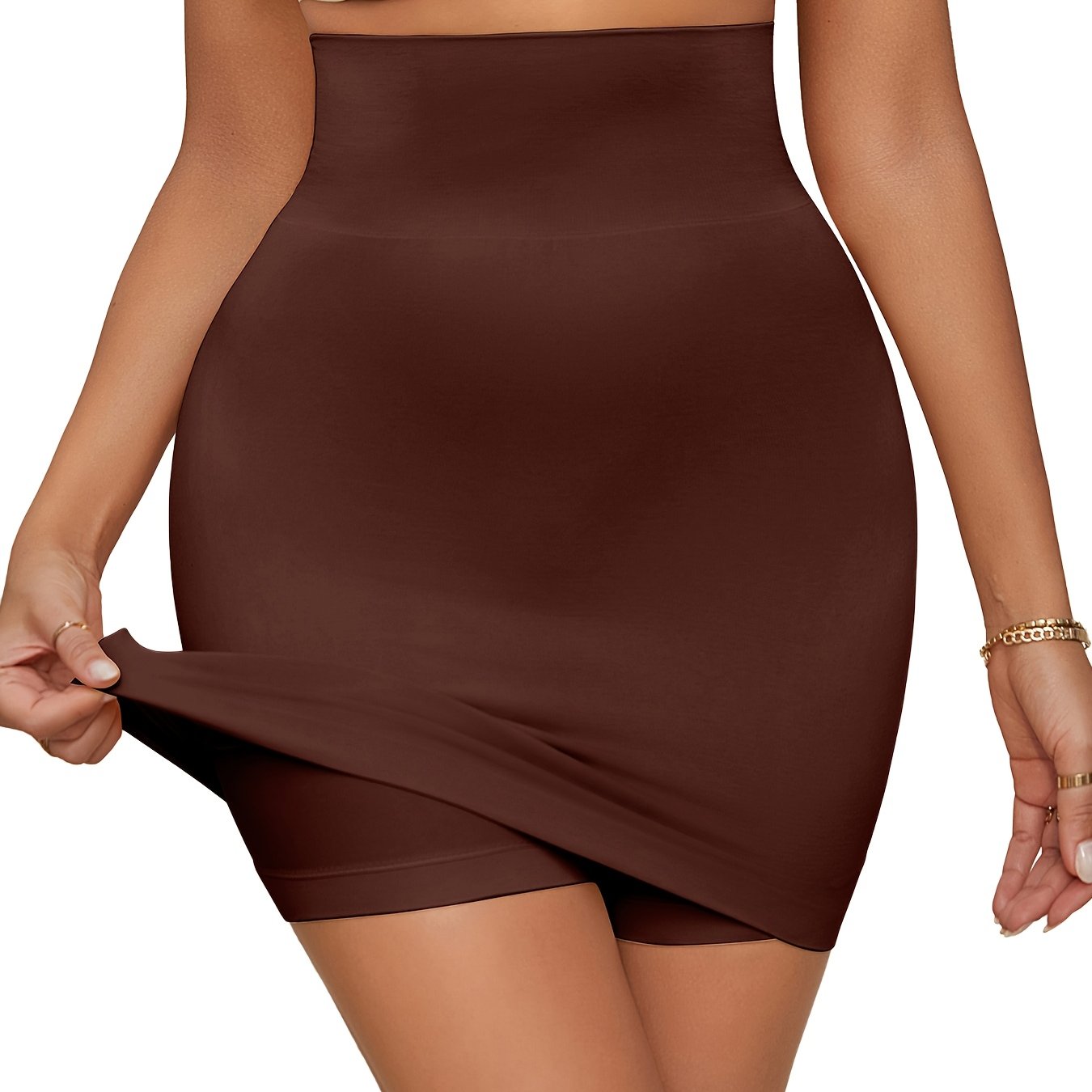 High-Waisted Body-Shaping Skirt Pants for Women TJR6L7P