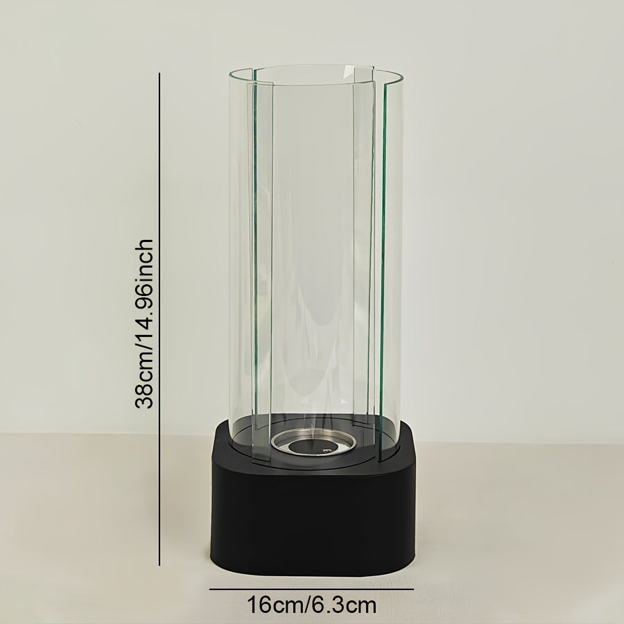 Square Swirl Tabletop Fireplace- HMT14TF