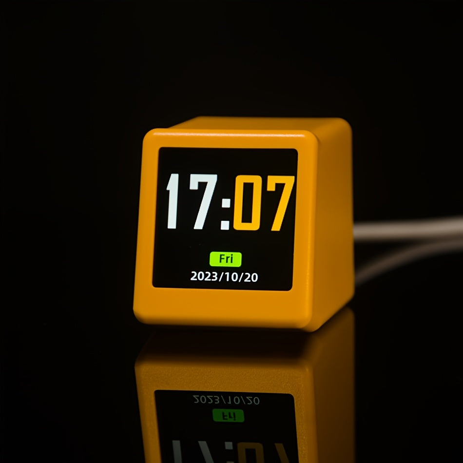 New Year Gift Mini Animation Weather Clock, Multifunctional TJR3M7J