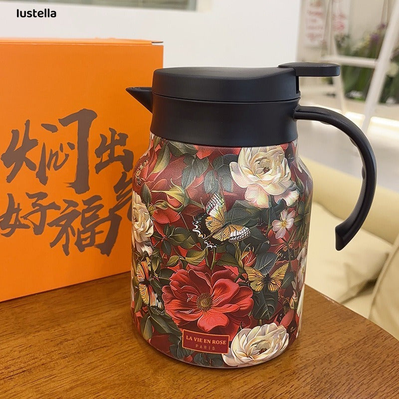 Stainless Steel Flower Tea Infuser Pot-7JYH