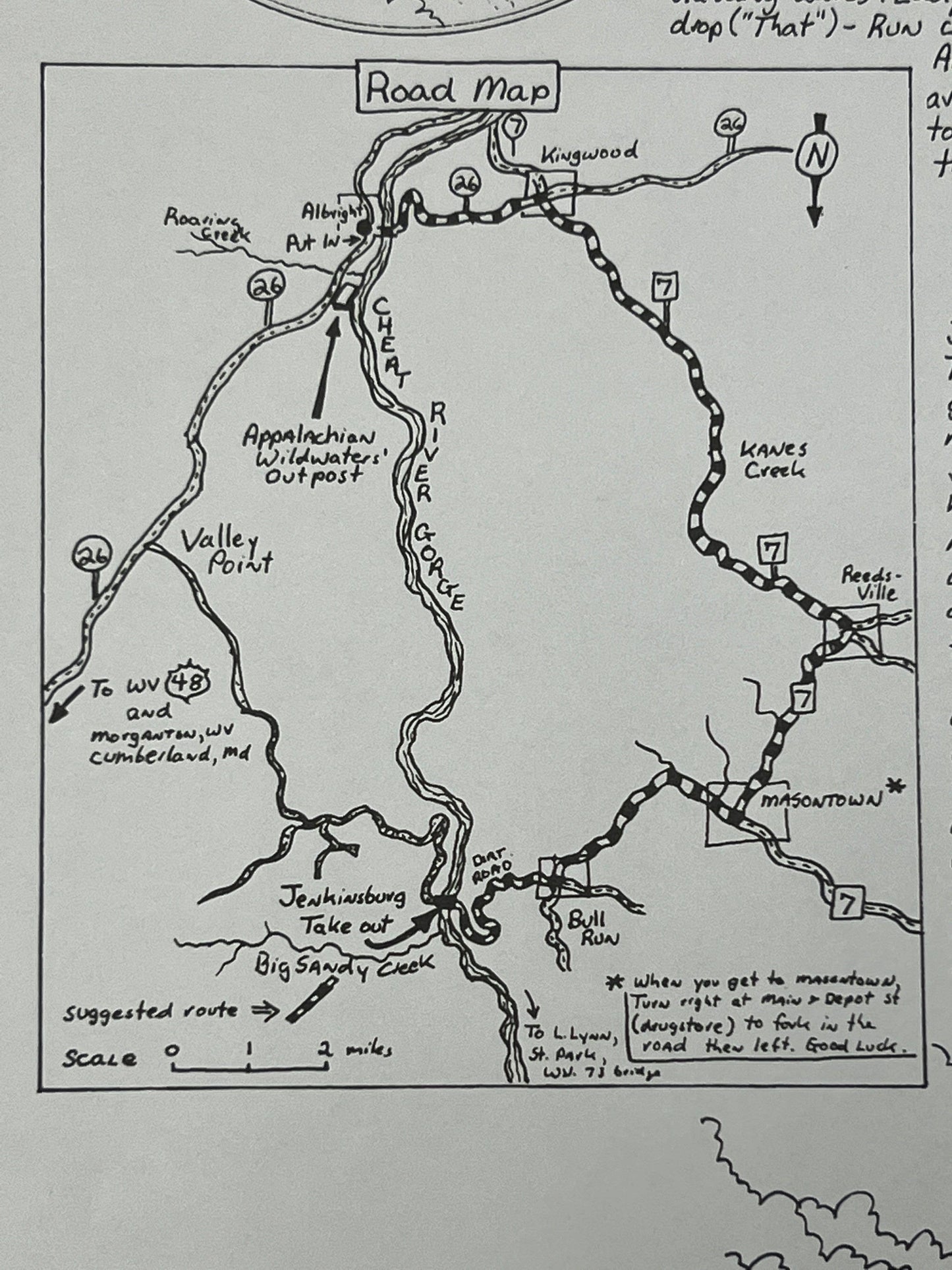 AdventureKEEN - Cheat River Canyon: River Map by William Nealy