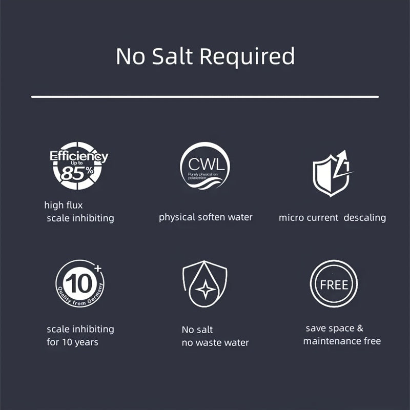 Stainless Steel Descaling Water Purifier SaltFree High Flow-JN0Y