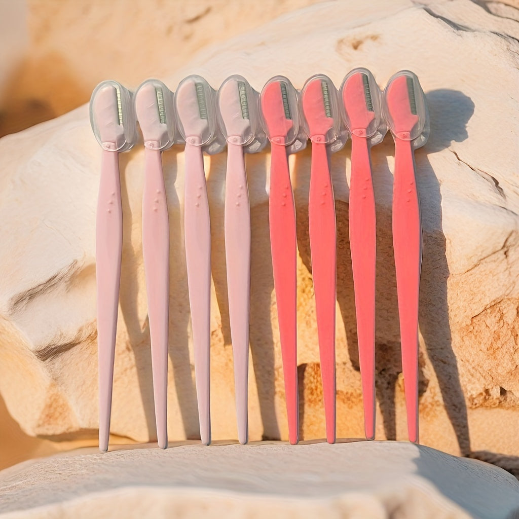 6/12/18pcs Multi-Color Eyebrow Razors - P7TV