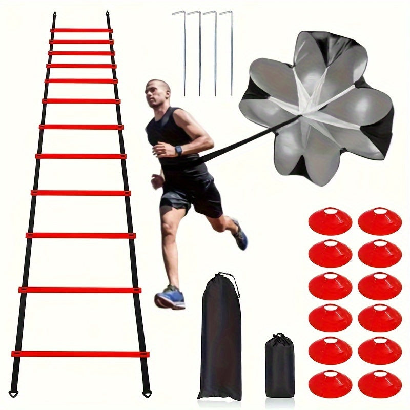 Football Agility Ladder Training Set, Speed & Jump Grid – TJR2T4W