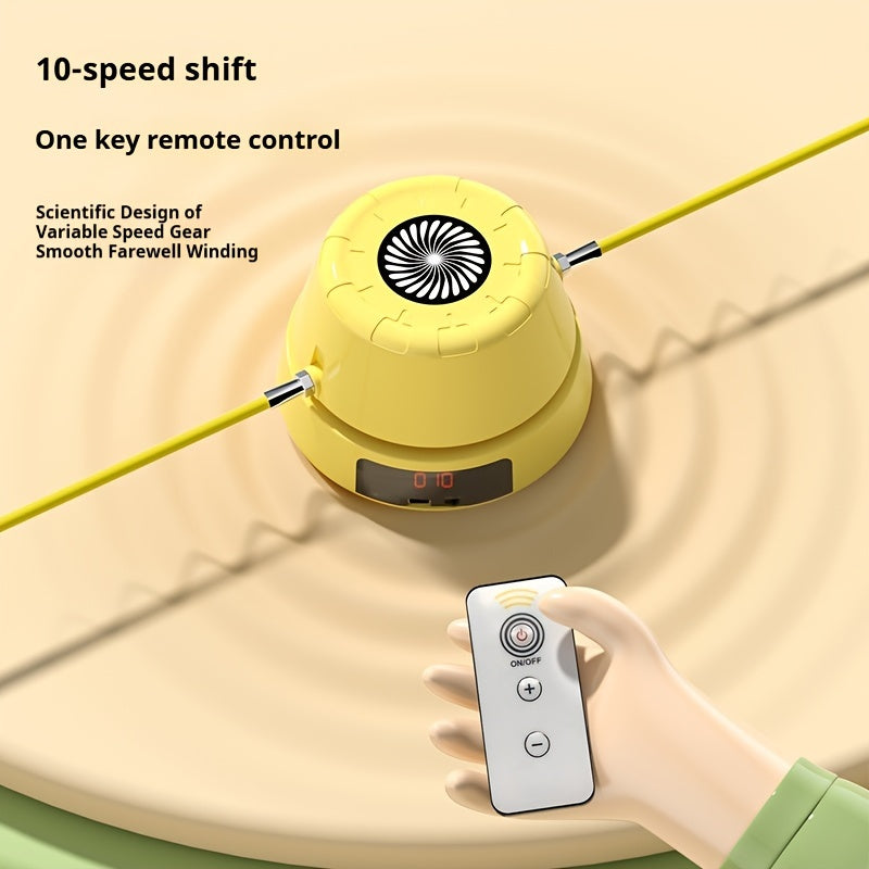 USB Rechargeable Smart Jump Rope, Cordless Fitness Rope TJR5J3B