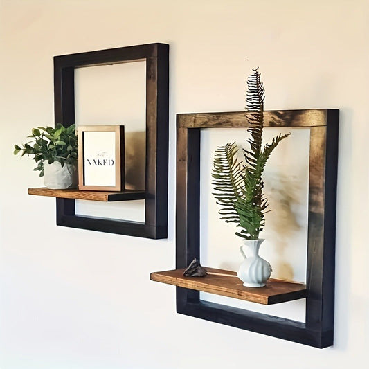 Retro Wooden Wall Shelves- HMT24WS