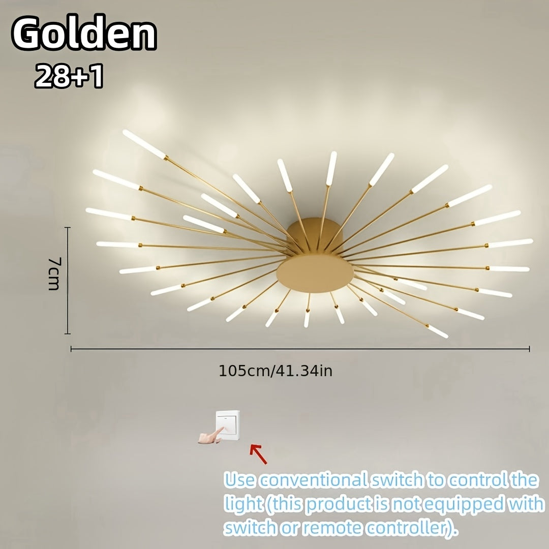 Modern Luxury LED Fireworks Ceiling Lamp-CVH5