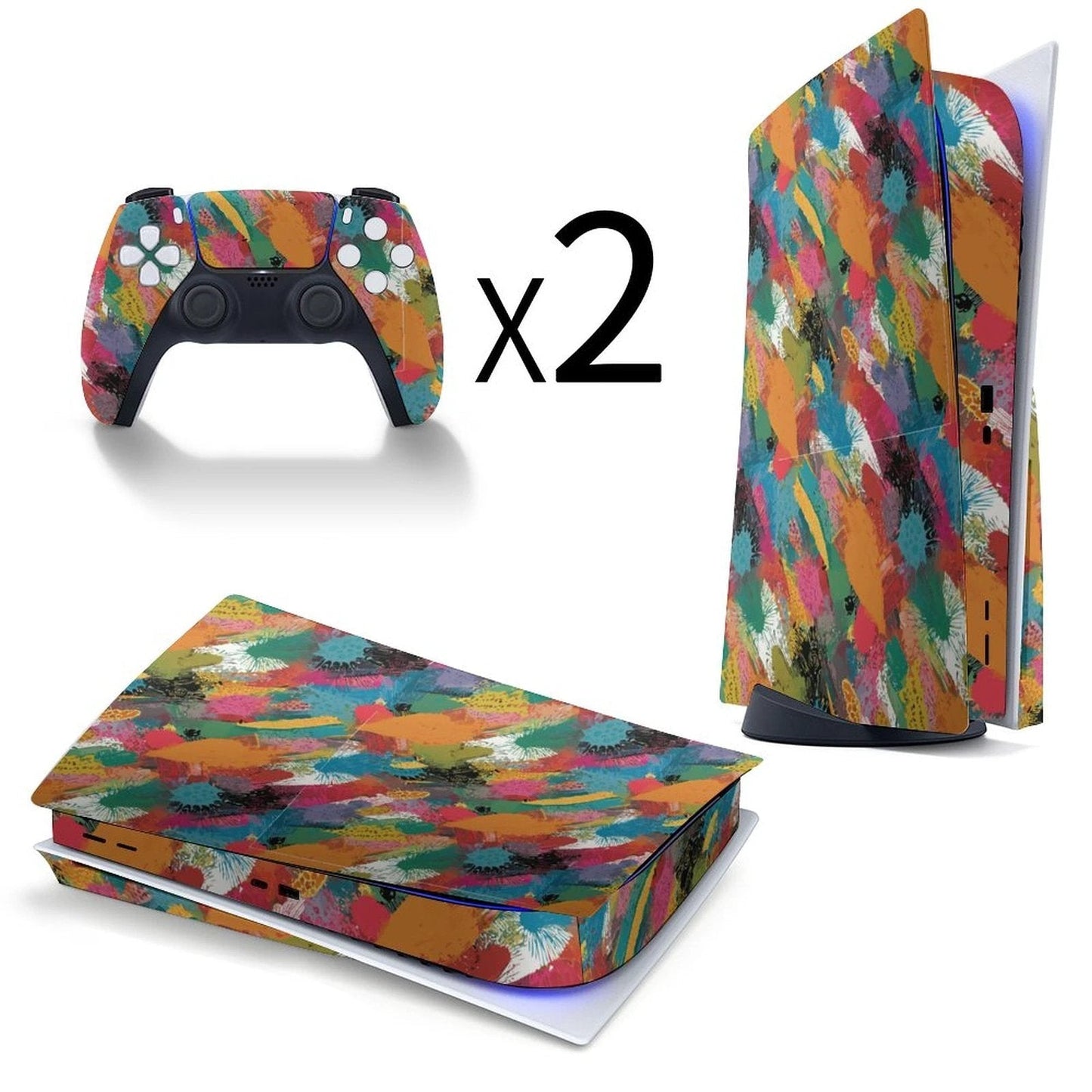 Custom PS5 Controller Console Stickers (Dis Version)