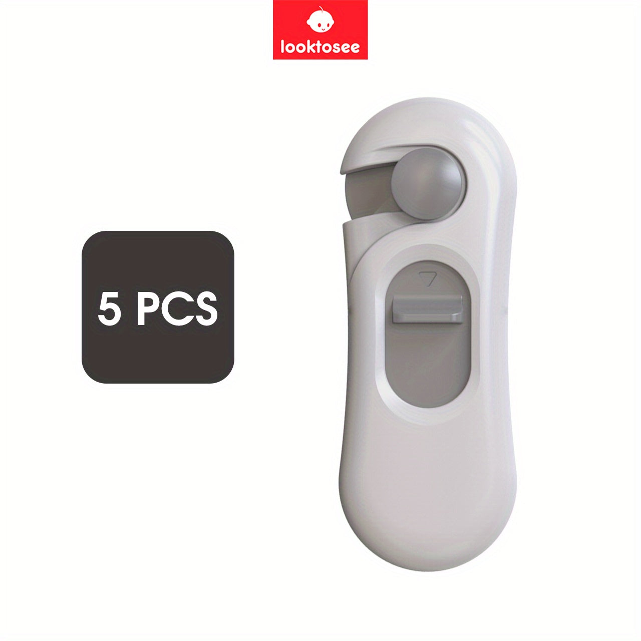 5pcs Safety Cabinet Locks, No-Drill Childproofing TJR2V7L