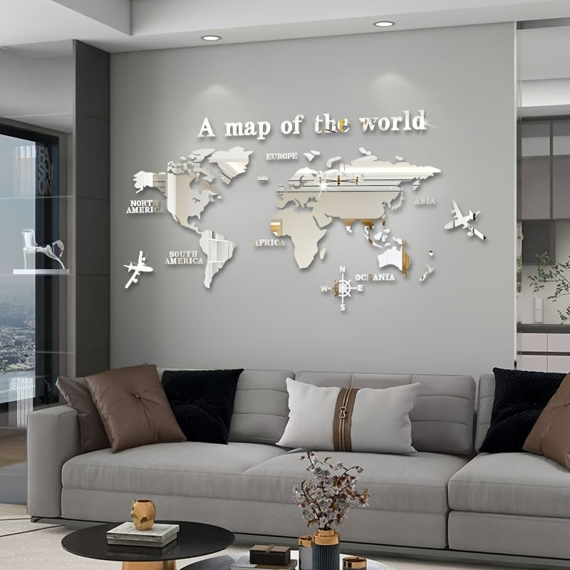Boho World Map Wall Decor- HMMT25TT