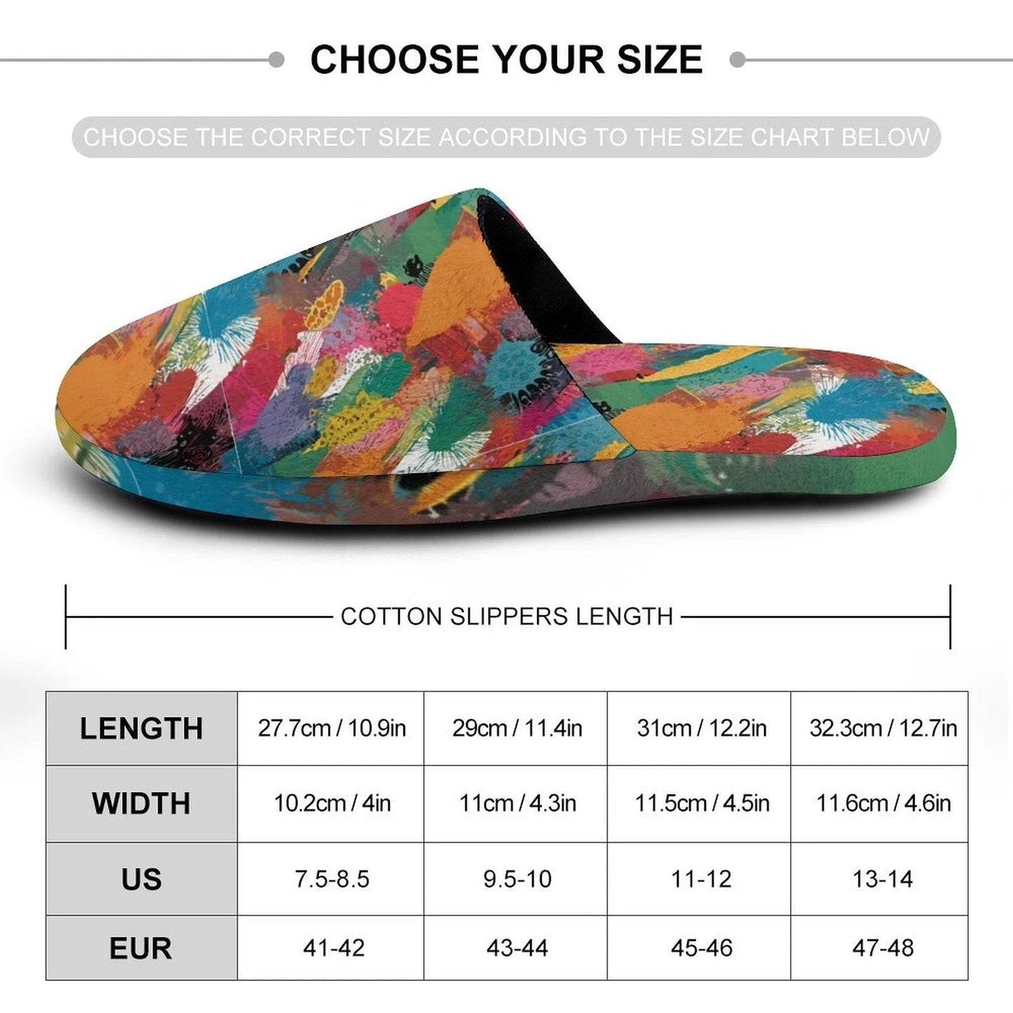 Flannel Men's Cotton Slippers