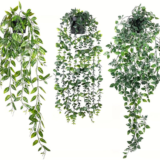 3pcs Artificial Simulation Hanging Plants - XDNQ