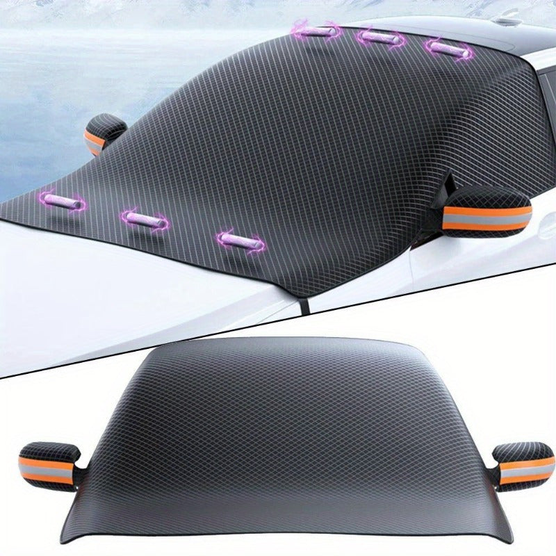 Universal Polyamide Car Sunshade, Magnetic Frost Cover TJR8L5D