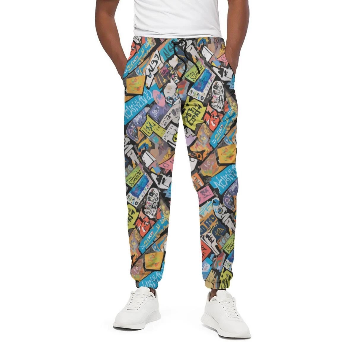 AOP Unisex Heavyweight Cotton Lounge Pants | 310gsm All-Over Print Streetwear Bottoms for Festival, Lounge & Everyday Maximalism