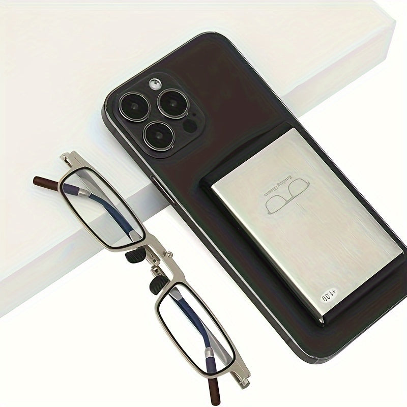 Portable Foldable Metal Reading Glasses-CUF2