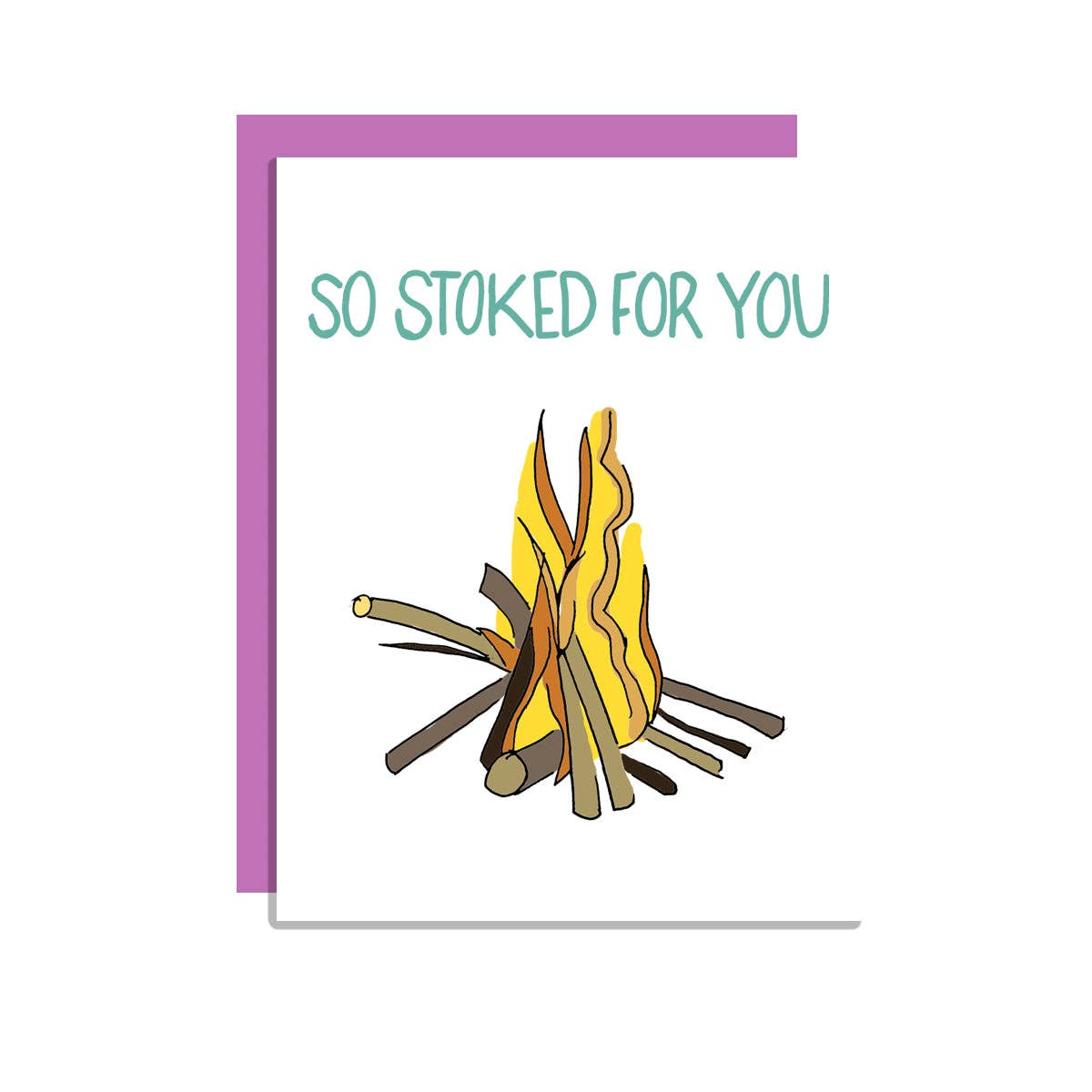 Wild Lettie - So Stoked Card