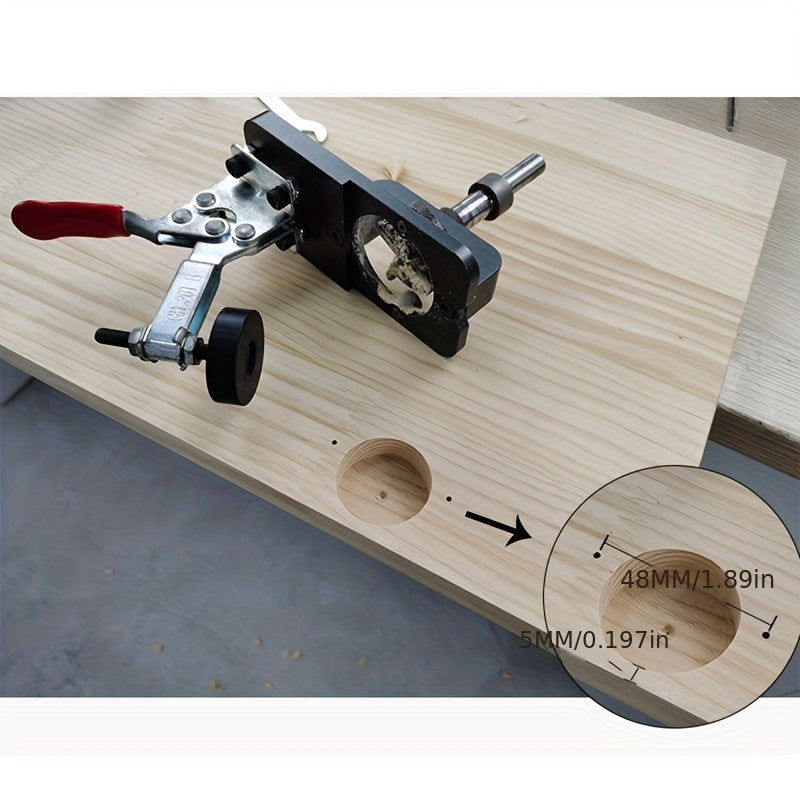 3.5cm Concealed Hinge Drilling Jig Guide for Woodwork TJR5P7N