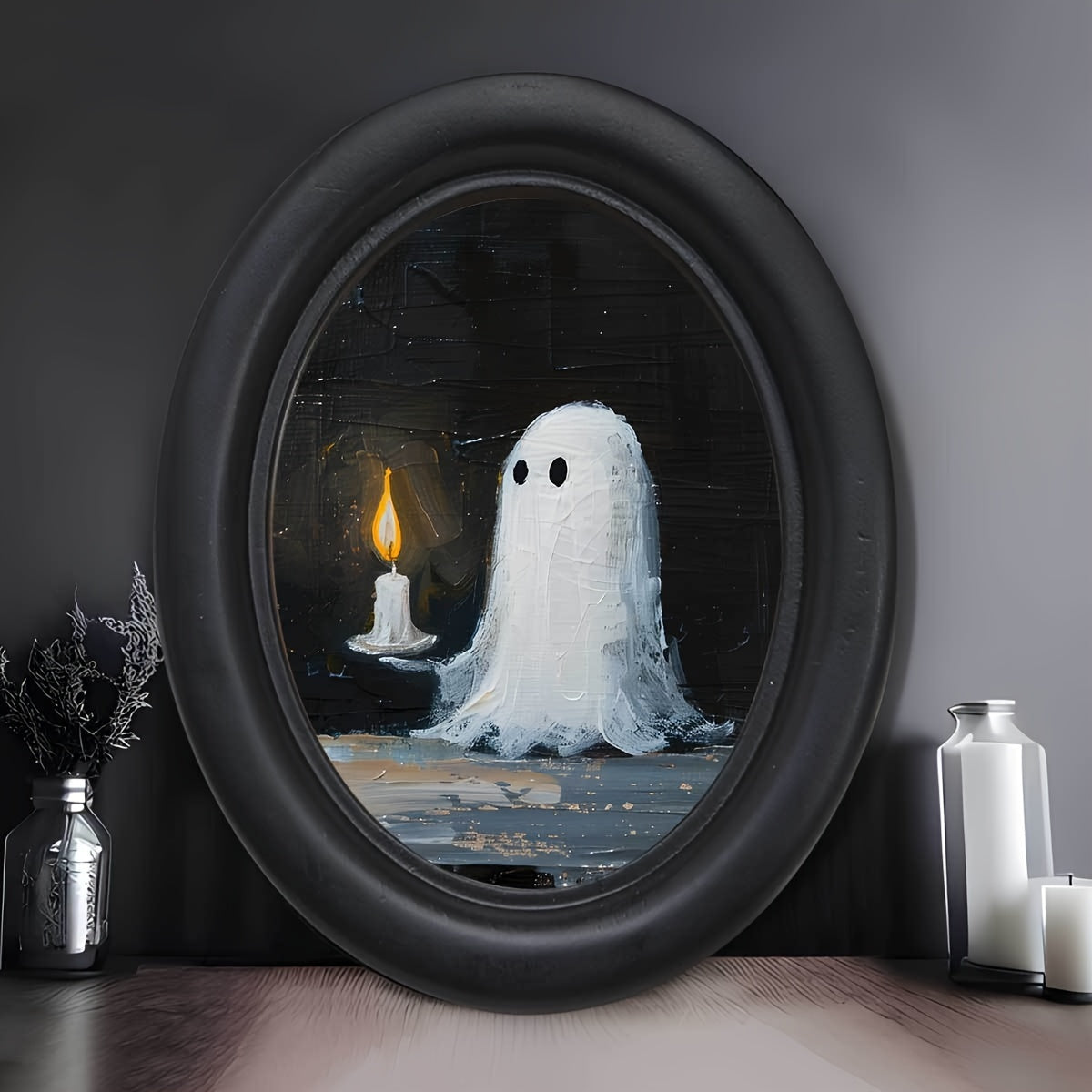 Rustic Wooden Oval Wall Art - AWI0