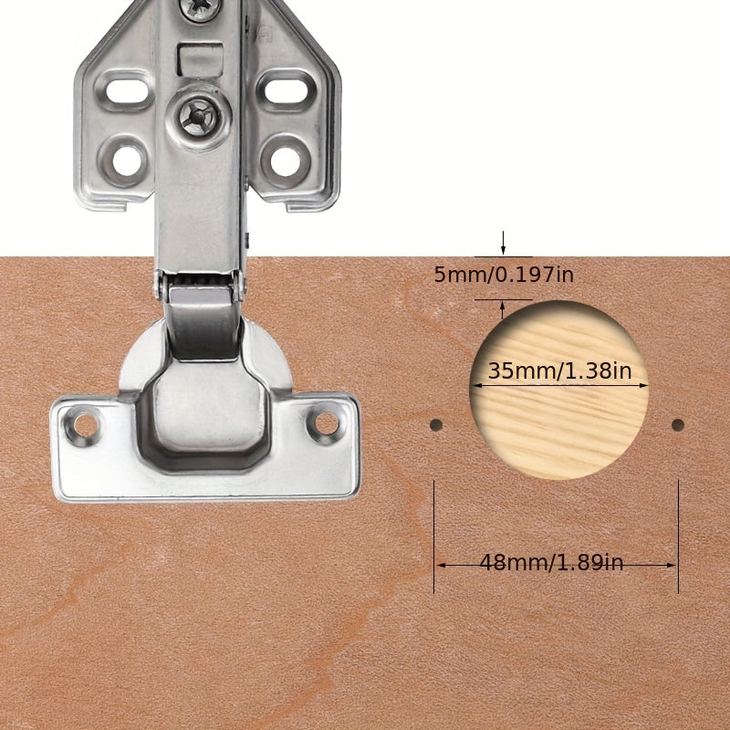 3.5cm Concealed Hinge Drilling Jig Guide for Woodwork TJR5P7N
