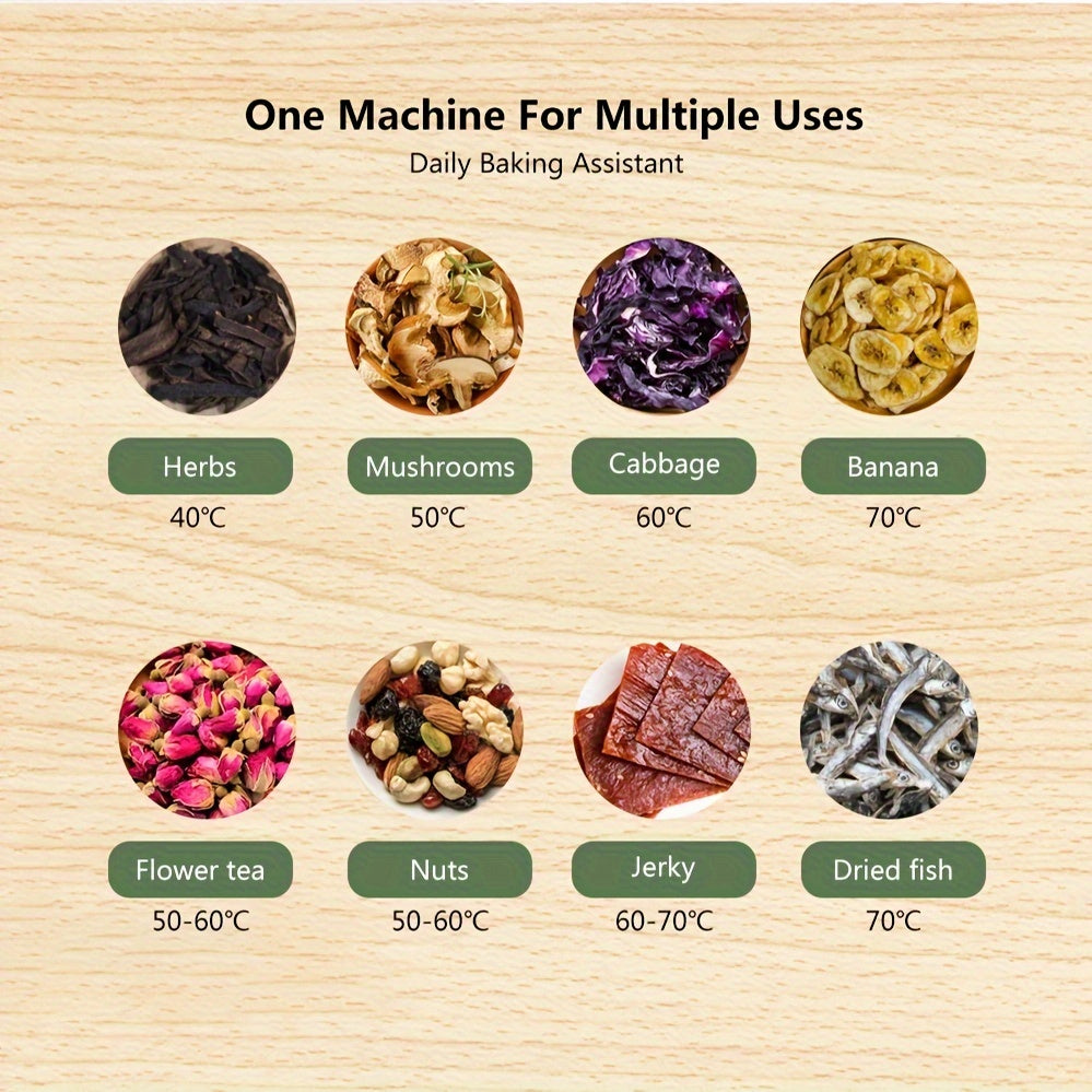 BioloMix 5Tray Food Dehydrator with LED Display-C32Z