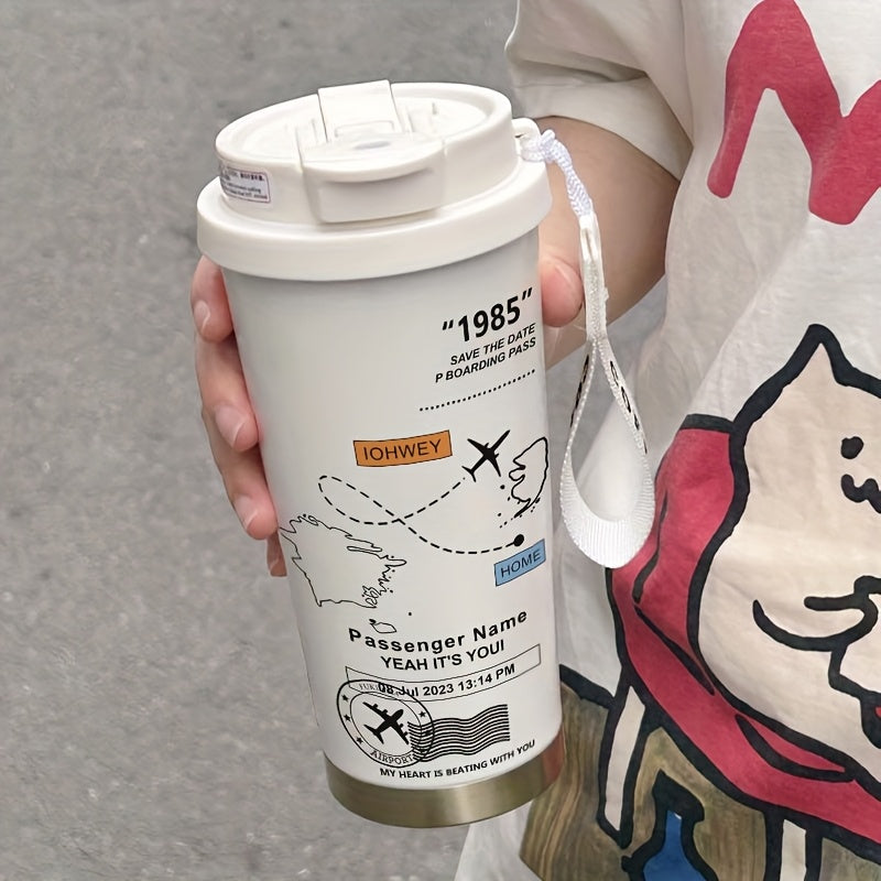 Airplane Route Map Thermos- HMT14TM