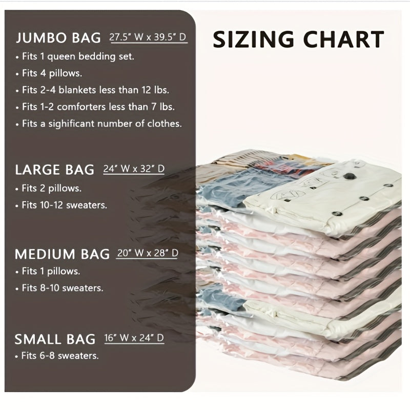 Vacuum Storage Bags Combo- HMT17VB