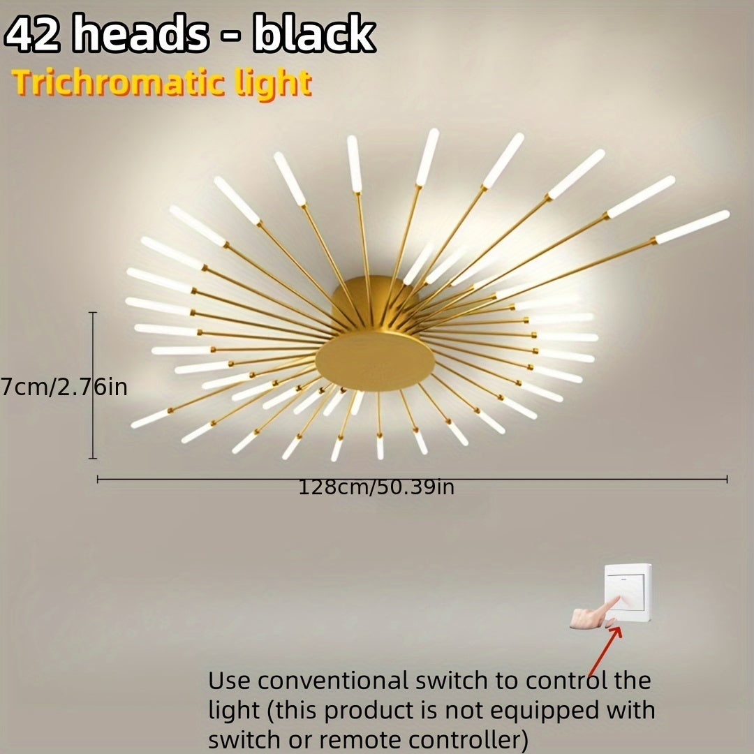Modern Luxury LED Fireworks Ceiling Lamp-CVH5