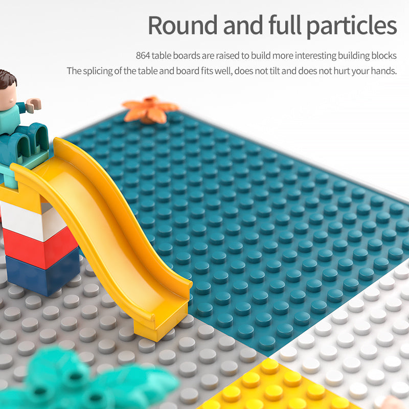 QW-05 Building Block Table, DIY Toy Learning Desk TJR9P6X