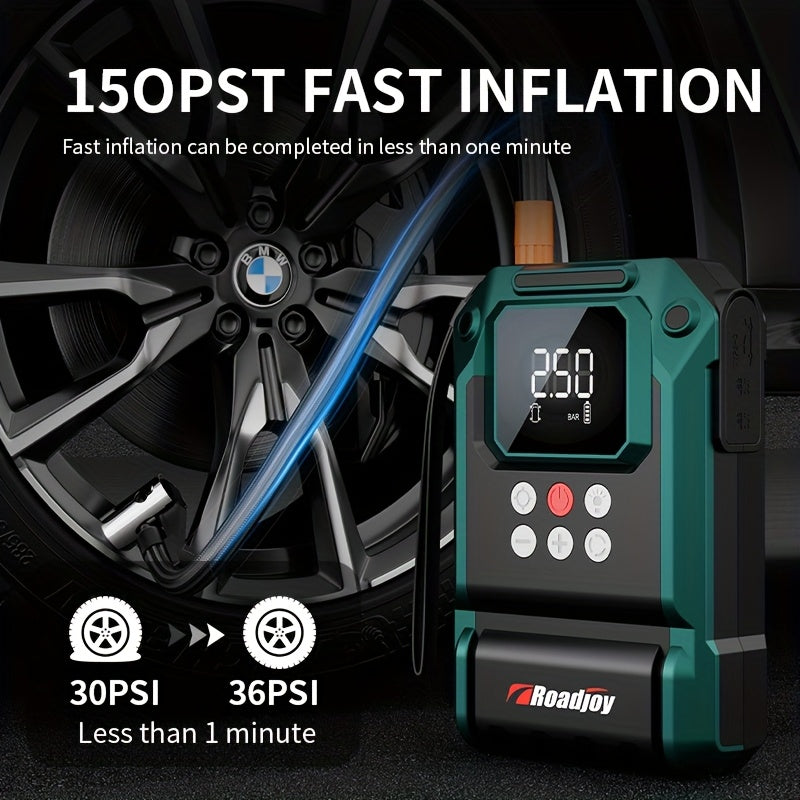 Portable Car Jumper Starter, 10000mAh, 150PSI TJR9D3X