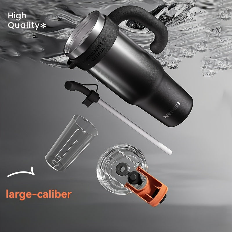 NRMEI Stainless Steel Large Capacity Ice Bullock Cup Thermos TJR8X4C