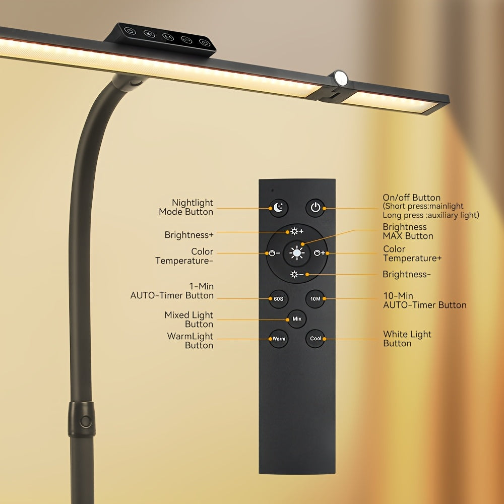 Induction Gooseneck LED Table Lamp 17W-EM9G