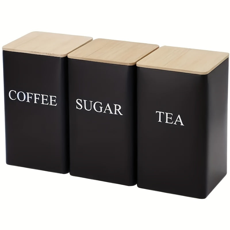 Cast Iron Kitchen Canister Set- HMT24TC