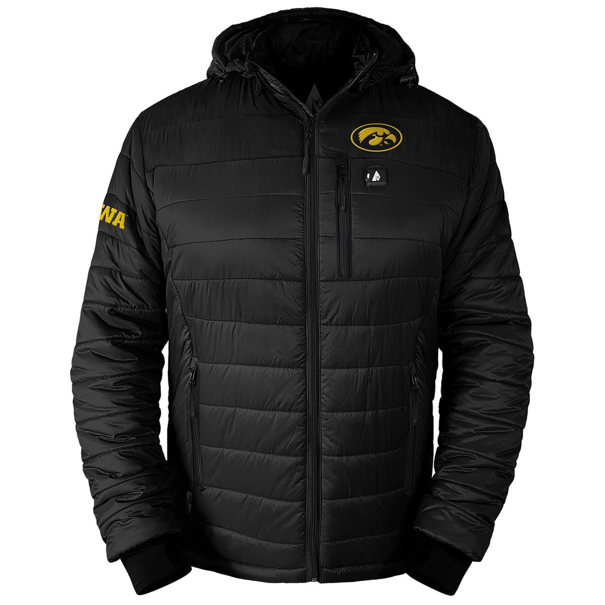 ActionHeat Iowa Hawkeyes 5V Men's Puffer Battery Heated Jacket