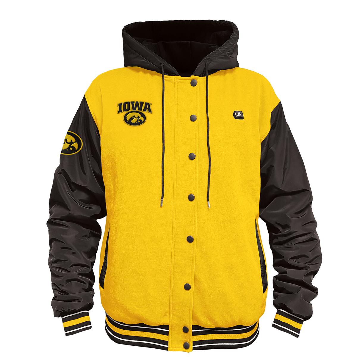 ActionHeat Iowa Hawkeyes 5V Men's Varsity Battery Heated Jacket