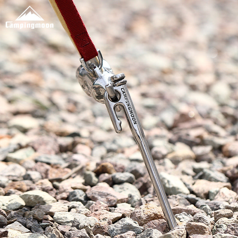 Campingmoon K Series Tent Peg Stakes Pure Forged 420 Stainless Steel Ultra Heavy Duty 20 26 30 35 40 CM Outdoor Camping Canopy Ground Nails Tent