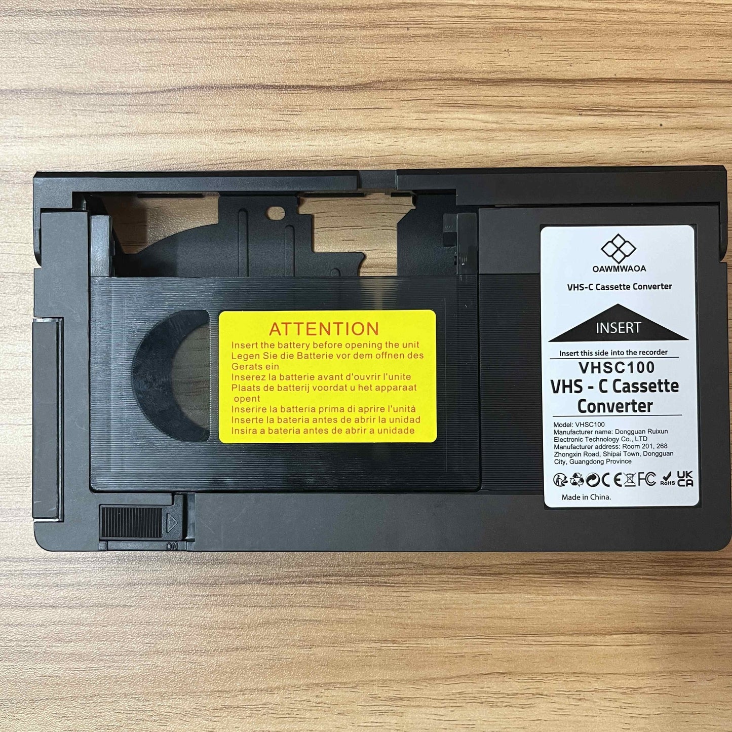 VHSC to VHS Adapter- HMT20VC