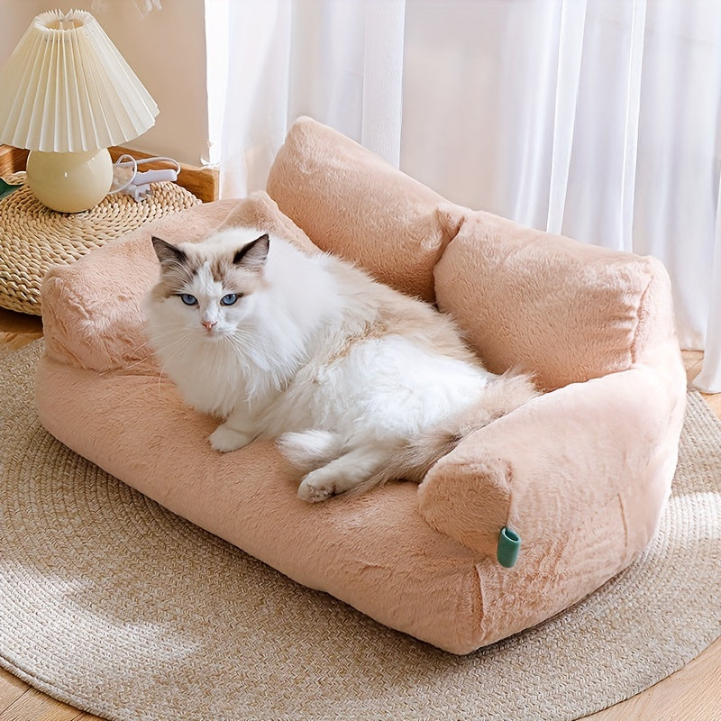 Luxury Plush Cat Bed - 2DS3