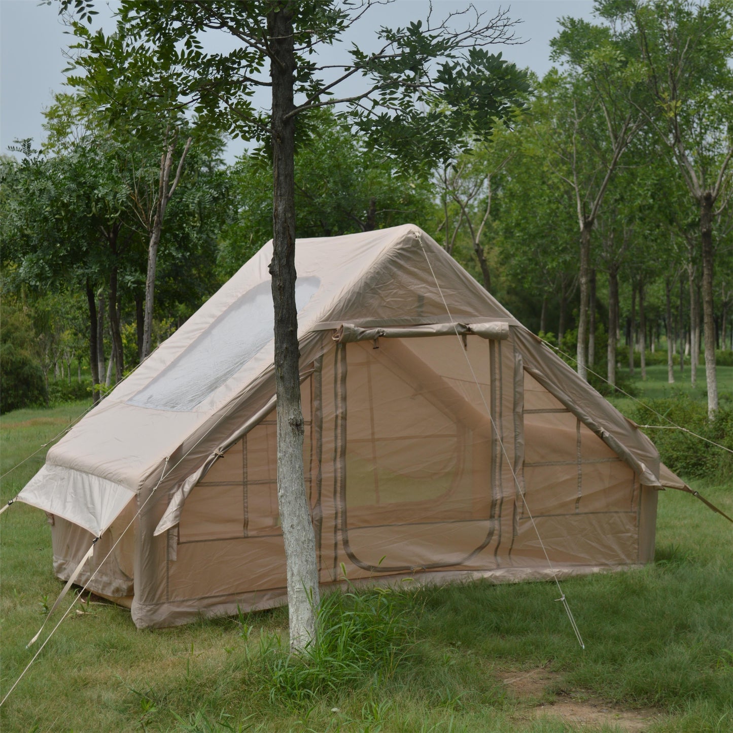 6Person Inflatable Camping Tent  Easy Setup AllSeason Shelter-UFFB