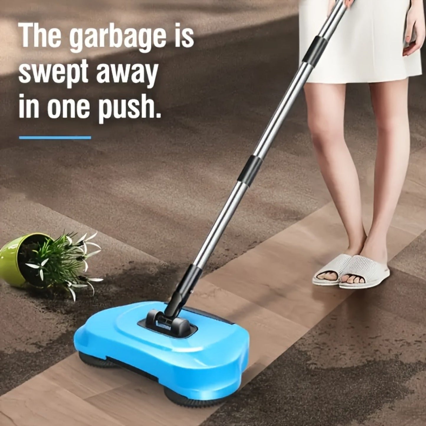 Multifunctional Manual Sweeping And Mopping Brush- HMT15MB
