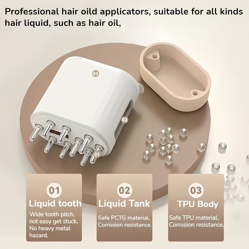 USB Rechargeable Electric Scalp Massager & Hair Growth Comb - PX0C