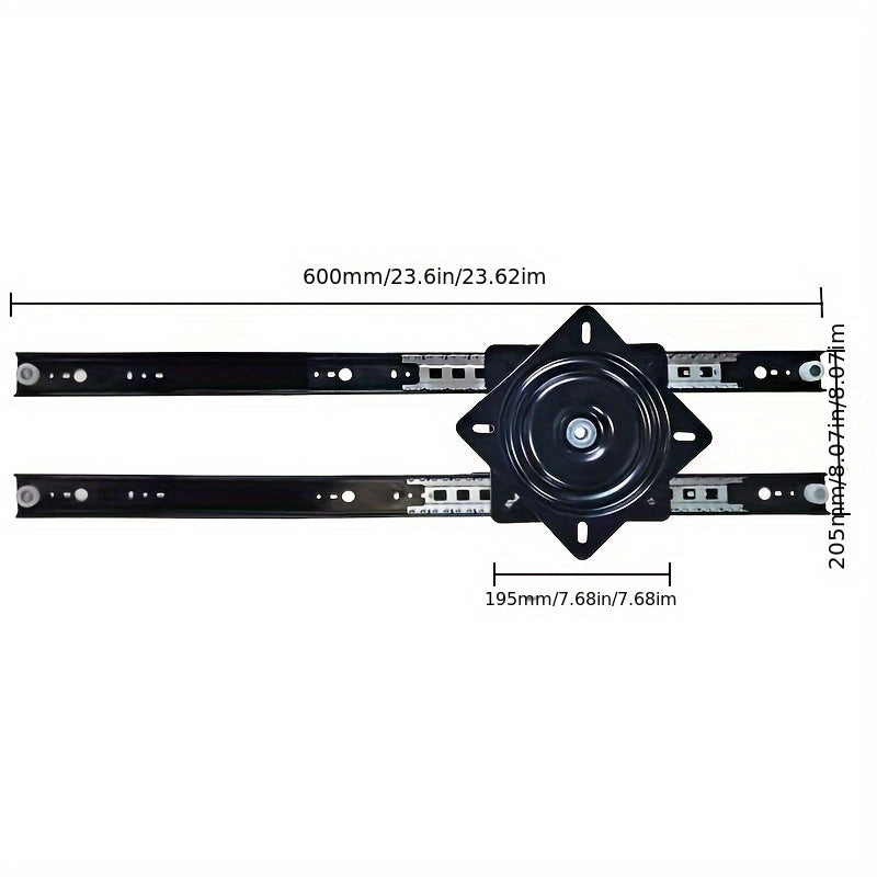 Rotatable Slide Rail for Kitchen Island Extension-XIMS