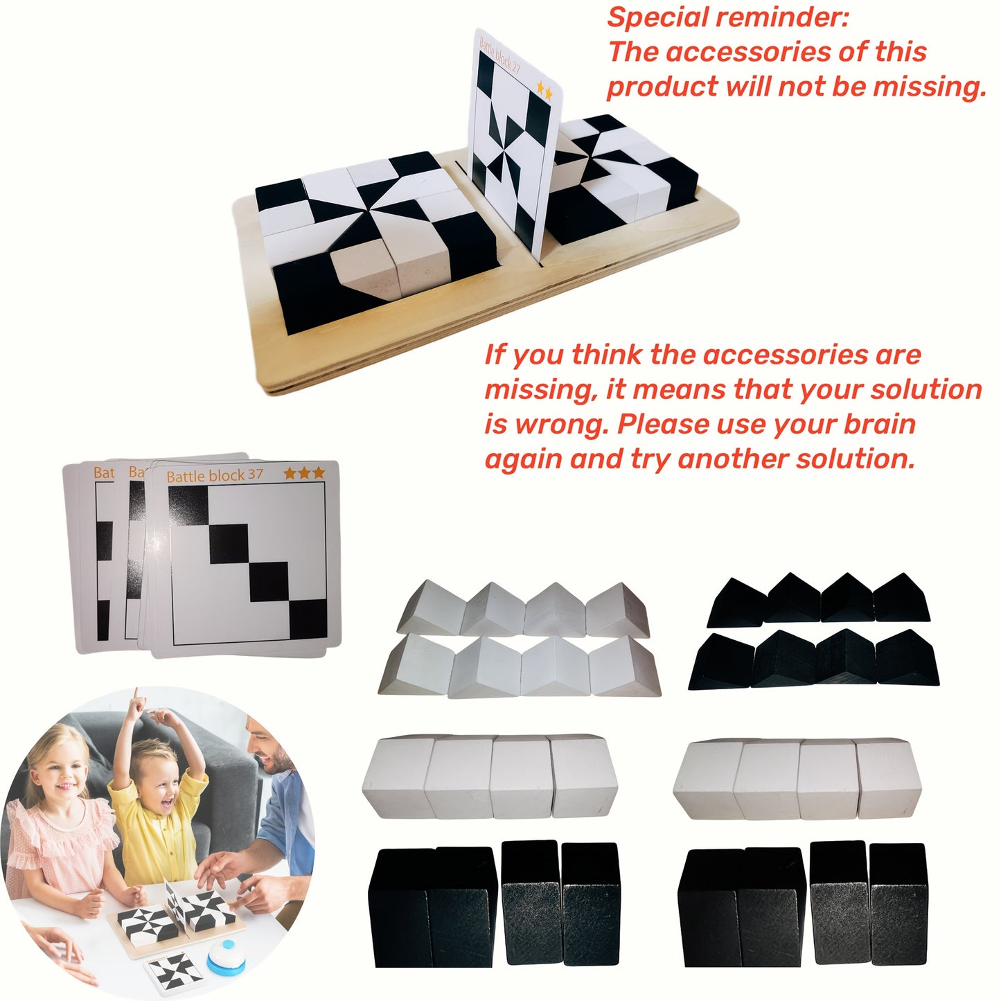 JIAJCHUF 3D Puzzle Game- HMT16PG