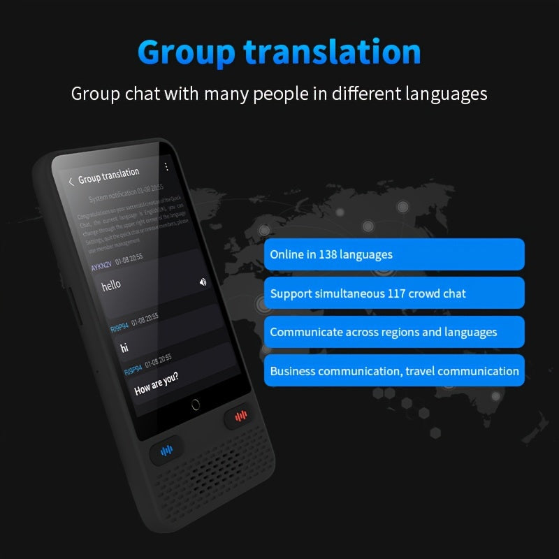 Language Translation Device, 138 Languages, Real-Time Translator TJR9B2Y