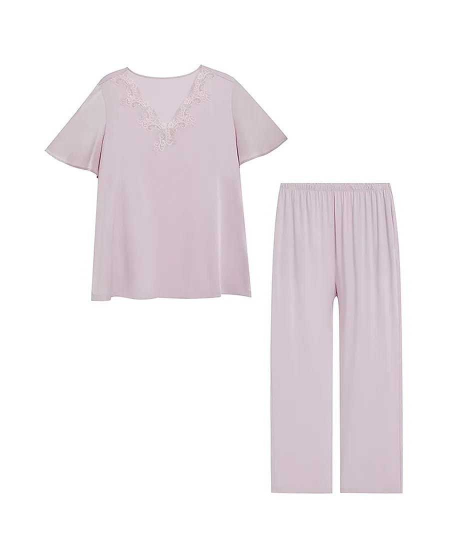 Aimer 25SS Luxury Mulberry Silk Premium Lounge Set