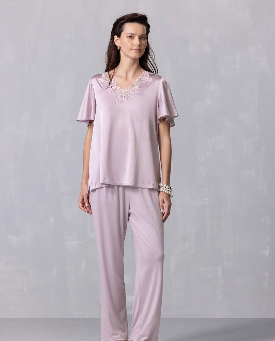 Aimer 25SS Luxury Mulberry Silk Premium Lounge Set