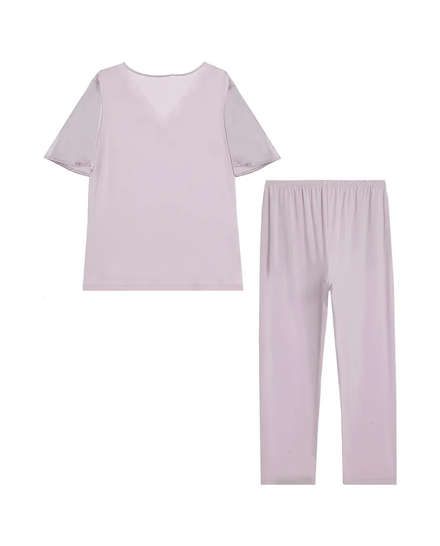 Aimer 25SS Luxury Mulberry Silk Premium Lounge Set