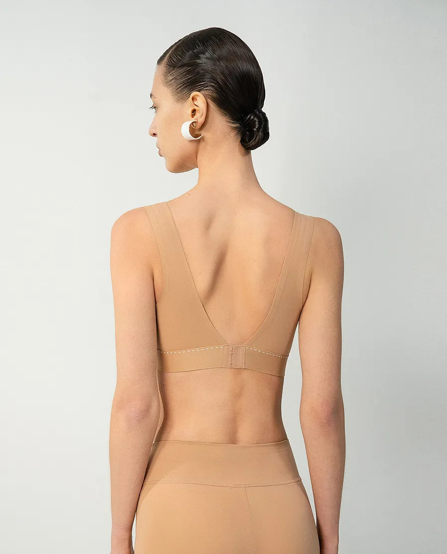 Aimer CHUANG 25SS Scoop Neck Wireless T-Shirt Bra