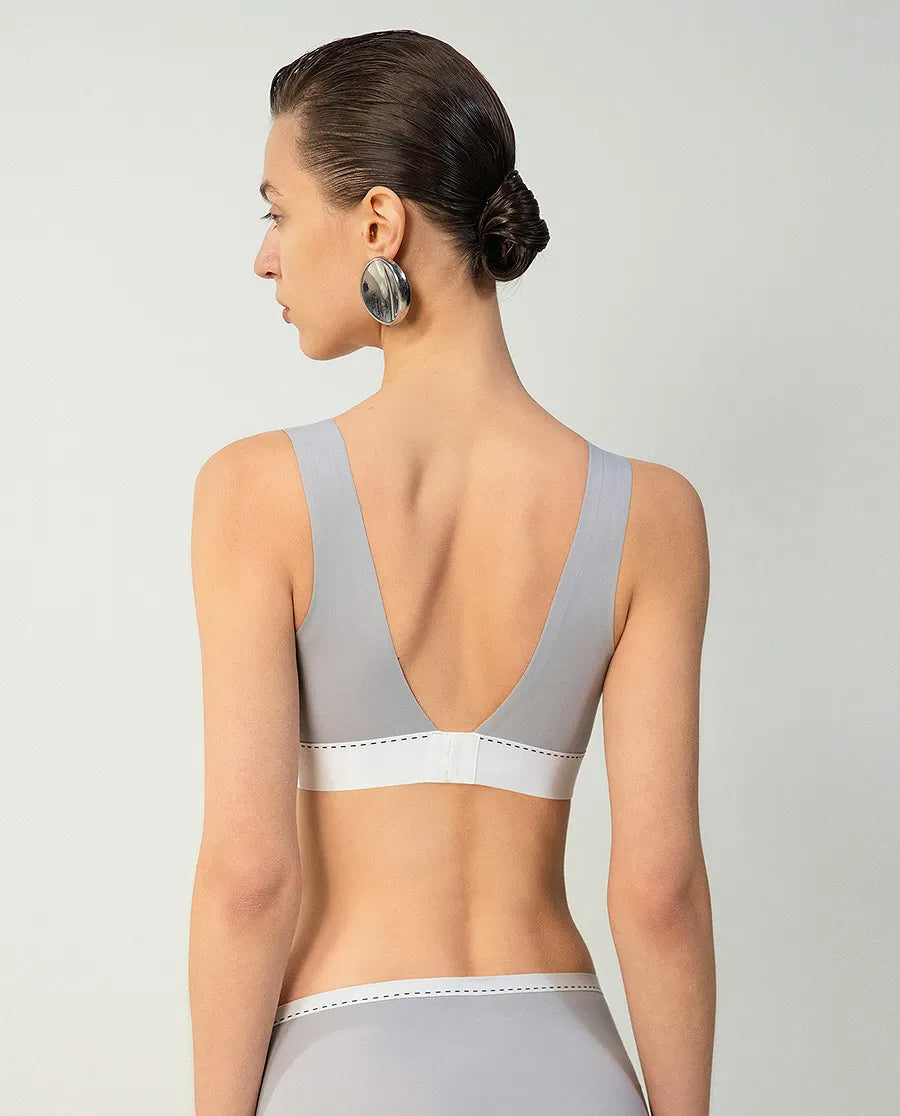 Aimer CHUANG 25SS Scoop Neck Wireless T-Shirt Bra